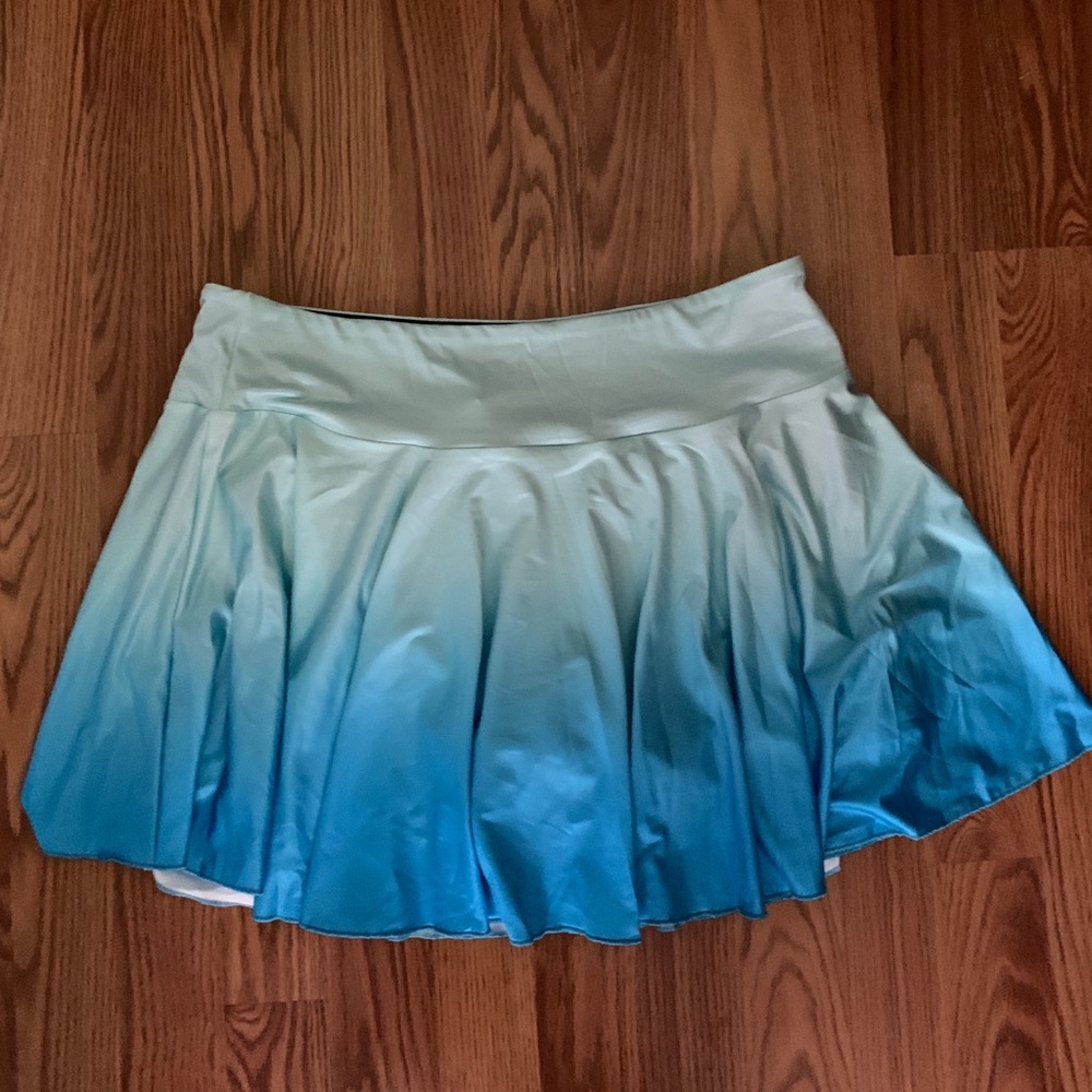 Blue ombré skort